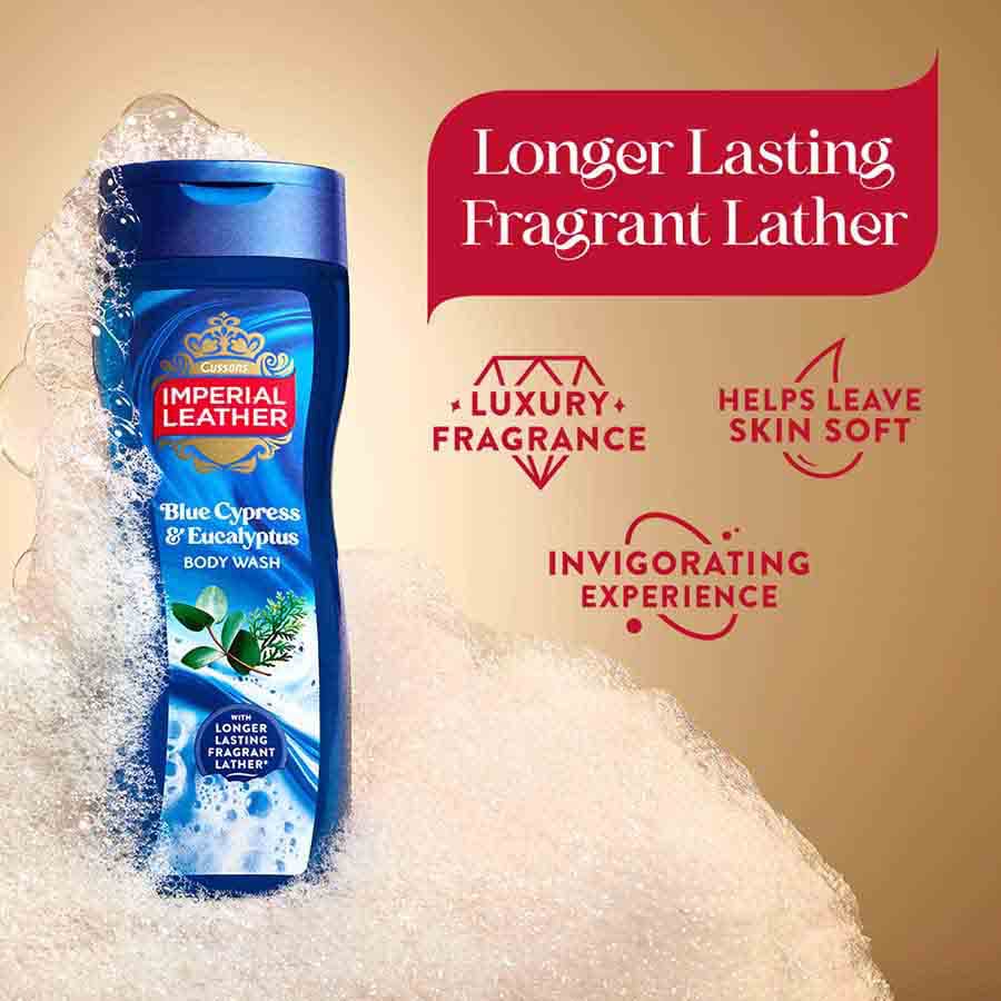 Imperial Leather Blue Cypress & Eucalyptus Body Wash