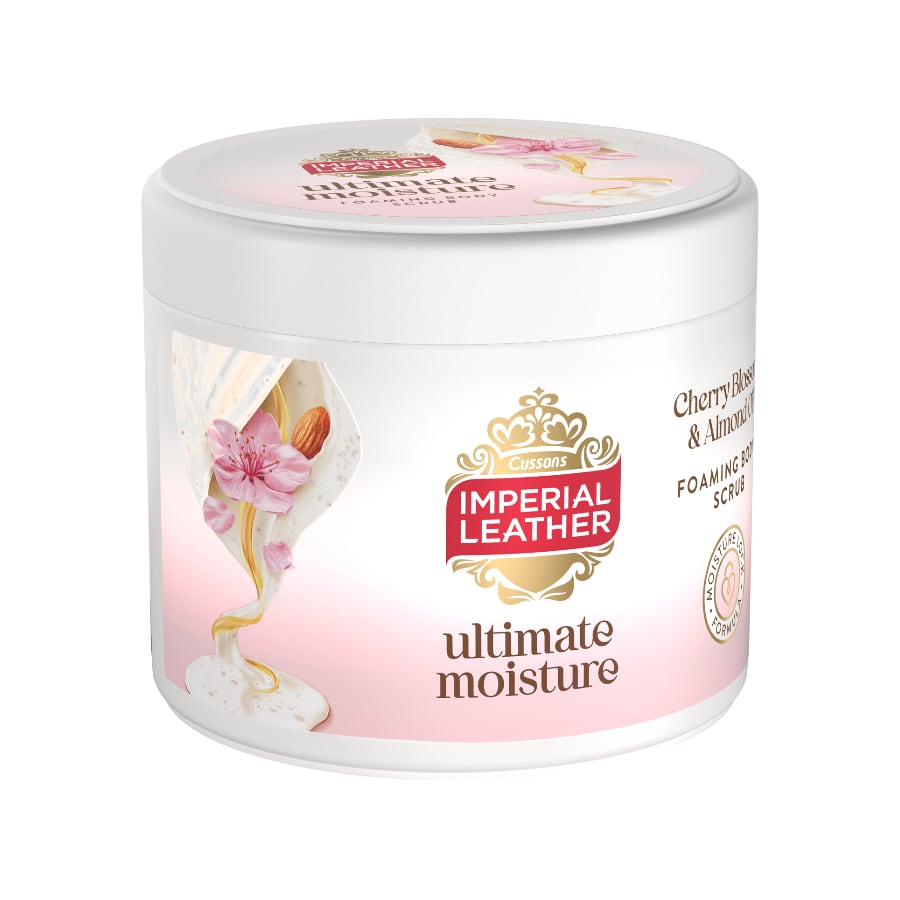 Imperial Leather Ultimate Moisture Cherry Blossom & Almond Oil Foaming Body Scrub