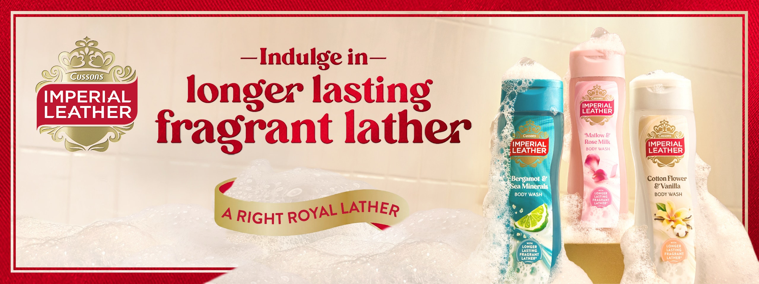Indulge in Longer Lasting Fragrant Lather