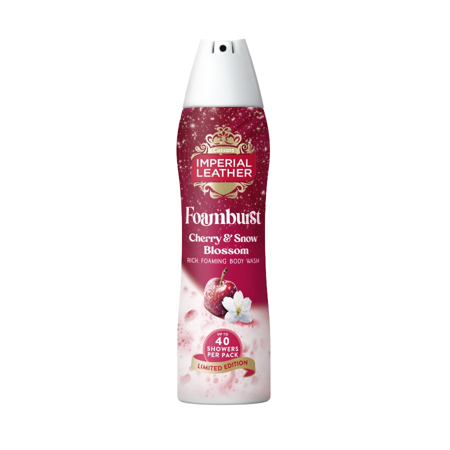 Imperial Leather Cherry & Snow Blossom Limited Edition Foamburst